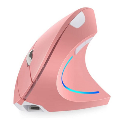 ONLIVING Ergonomikus vezeték nélküli egér 2.4G USB újratölthető függőleges egér, állítható DPI 800 1200 1600 2400 otthoni irodai számítógéphez