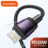 Καλώδιο USB C Toocki PD 20W για iPhone 14 13 12 11 Pro Max 8 7 Plus Fast Charger Καλώδιο φόρτισης τηλεφώνου για iPad Καλώδιο δεδομένων iPhone