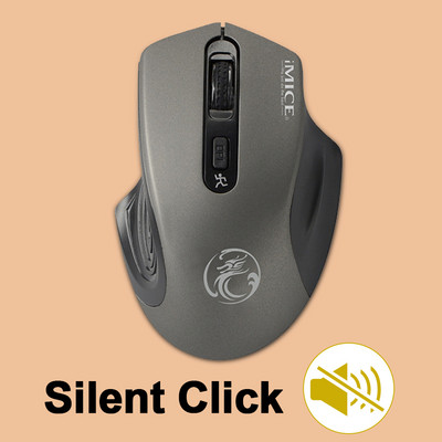 Mouse fără fir computer ergonomic mause 2.4G optic silențios mouse-uri PC Mini 4 butoane 2000DPI Mouse usb fără zgomot pentru laptop pc mac