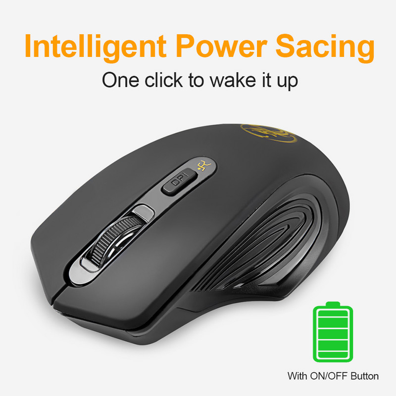 Mouse fără fir computer ergonomic mause 2.4G optic silențios mouse-uri PC Mini 4 butoane 2000DPI Mouse usb fără zgomot pentru laptop pc mac