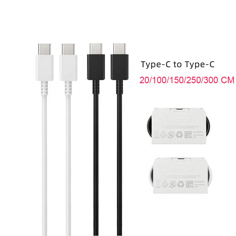 Για Samsung Z Flip 4 3 S10 25w Super PD Καλώδιο γρήγορης φόρτισης 3A USBC To Type C Line 1/2/3M Για Galaxy S21 FE S22 Note20 Ultra S10E