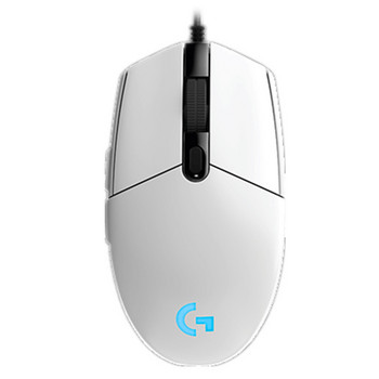 Logitech G102 LIGHTSYNC Геймърска мишка, оптична 8000 DPI, 16,8M цветен LED персонализиране, 6 бутона - международна версия