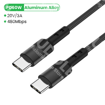 Quick Charge 4.0 USB C na USB Type C kabel za MacBook Pro PD 100W 5A Brzo punjenje za Samsung Xiaomi mi 10 kabel za punjenje 1/2M