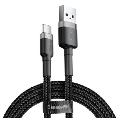 Baseus USB Type C kábel gyorstöltés Samsunghoz Huawei 3A 2A USB C mobiltelefon adatkábel töltés USB Type-C eszközökhöz