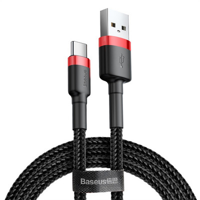 Baseus USB Type C kábel gyorstöltés Samsunghoz Huawei 3A 2A USB C mobiltelefon adatkábel töltés USB Type-C eszközökhöz
