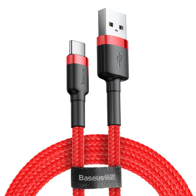 Baseus USB Type C kábel gyorstöltés Samsunghoz Huawei 3A 2A USB C mobiltelefon adatkábel töltés USB Type-C eszközökhöz