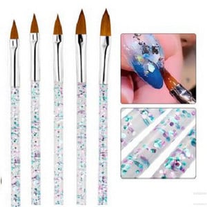 Σετ Πινέλα Μανικιούρ Dotting Pen Acylic Nail Extension Painting Nail Brushes for Nail Art Gel Nail Polish Tools Professional