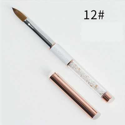 100%-os tisztaságú Kolinsky Sable körömkefe akril púderecsetek körömhosszabbító eszközök professzionális Nails Art toll