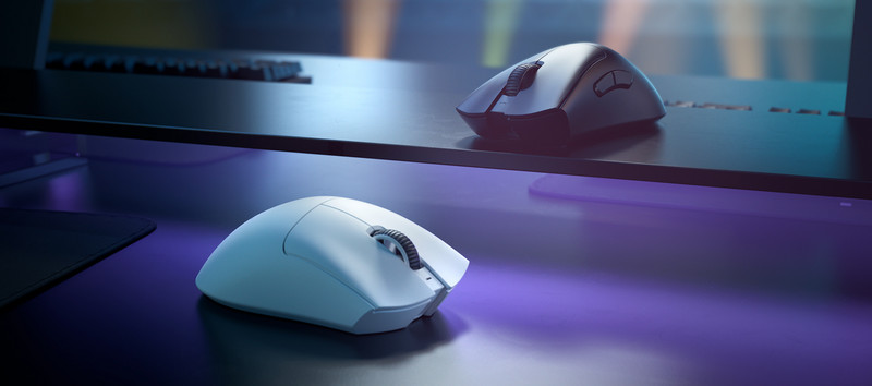 Razer DeathAdder V3 Pro - optický senzor 30K, čierna Ultraľahká bezdrôtová ergonomická e-športová myš