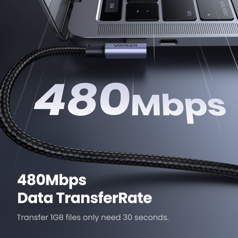 UGREEN 100W Καλώδιο USB C σε USB τύπου C για Apple MacBook Pro Samsung Xiaomi Quick Charge 4.0 PD Καλώδιο γρήγορης φόρτισης Καλώδιο USB C