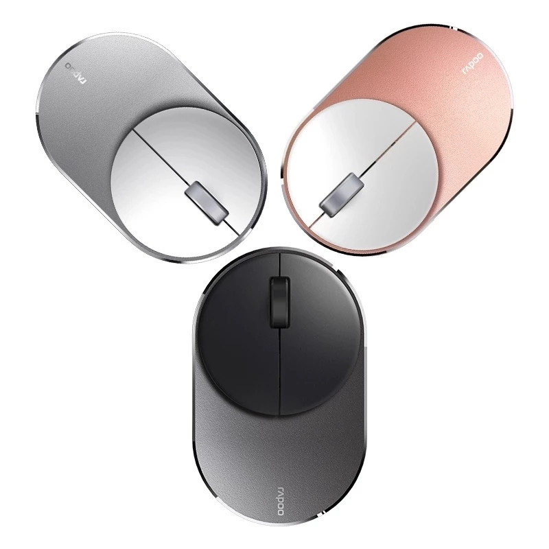 Mouse-ul fără fir Rapoo M600G/M600G Mini Multi-mode acceptă Bluetooth 3.0/4.0 și 2.4G pentru Windows XP/Visa/7/8/10 sau mai târziu, MacOS