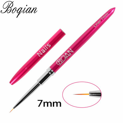 BQAN Professional 5/7/9/11/12/15 mm körömkefe Kézi rajz tippek Rajzvonal Festés Toll Eszközök Manikűr köröm ecset díszítés
