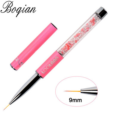 BQAN Professional 5/7/9/11/12/15 mm körömkefe Kézi rajz tippek Rajzvonal Festés Toll Eszközök Manikűr köröm ecset díszítés