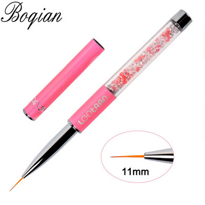 BQAN Professional 5/7/9/11/12/15 mm körömkefe Kézi rajz tippek Rajzvonal Festés Toll Eszközök Manikűr köröm ecset díszítés