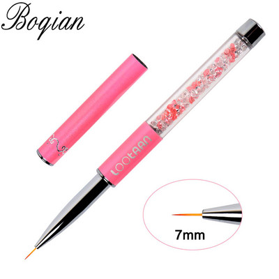 BQAN Professional 5/7/9/11/12/15 mm körömkefe Kézi rajz tippek Rajzvonal Festés Toll Eszközök Manikűr köröm ecset díszítés