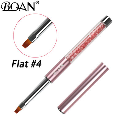 BQAN Professional 5/7/9/11/12/15 mm körömkefe Kézi rajz tippek Rajzvonal Festés Toll Eszközök Manikűr köröm ecset díszítés