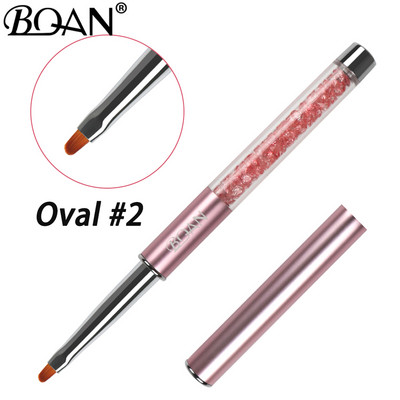 BQAN Professional 5/7/9/11/12/15 mm körömkefe Kézi rajz tippek Rajzvonal Festés Toll Eszközök Manikűr köröm ecset díszítés