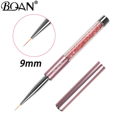 BQAN Professional 5/7/9/11/12/15 mm körömkefe Kézi rajz tippek Rajzvonal Festés Toll Eszközök Manikűr köröm ecset díszítés