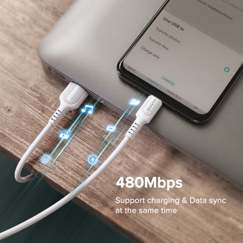 4бр. 3A Micro USB кабел Бързо зареждане USB C Зарядно устройство Тип C Мобилен телефон Android Кабел за данни за iPhone Samsung Xiaomi Redmi HUAWEI