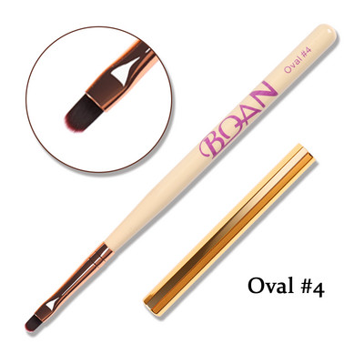 BQAN 1db 4#6#8# köröm ecset UV gél lakk festő ecset kék strassz fogantyú körömrajzoló ecset DIY manikűr tervező eszköz