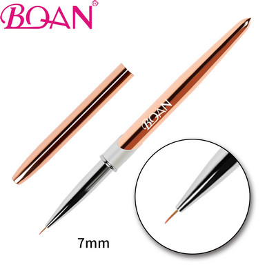 BQAN 1db 4#6#8# köröm ecset UV gél lakk festő ecset kék strassz fogantyú körömrajzoló ecset DIY manikűr tervező eszköz