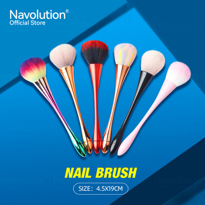 6 stilova Nail Art Četka za prašinu Za manikuru Beauty Kist Rumenilo Kistovi za puder Modni gel Dodaci za nokte Materijali za nokte Alati