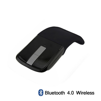 Bluetooth безжична мишка, сгъваема Arc Touch Mause ултра тънки мишки за Surface Pro 7 Macbook Air Matebook лаптоп 1600 DPI