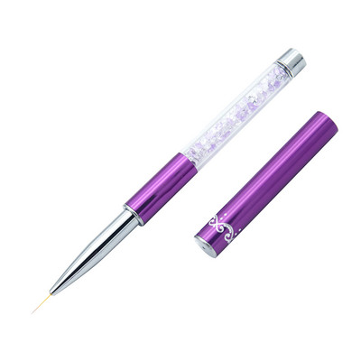 5-20 mm Nail Art Line Kistovi za crtanje Kristalne akrilne tanke olovke za crtanje Alati za manikuru UV Gel