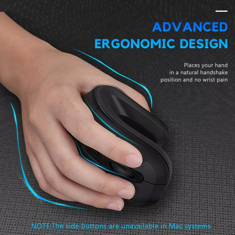 DAREU Bluetooth 2.4G Mouse fără fir silențios Mod dublu Mouse de gaming Ergonomic Mute pentru PC Macbook Laptop Gamer
