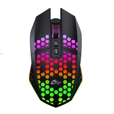 Gaming miš punjivi 2.4G bežični miš 8 tipki 1600DPI podesivi ergonomski RGB LED pozadinski osvjetljeni igrački miš za prijenosno računalo