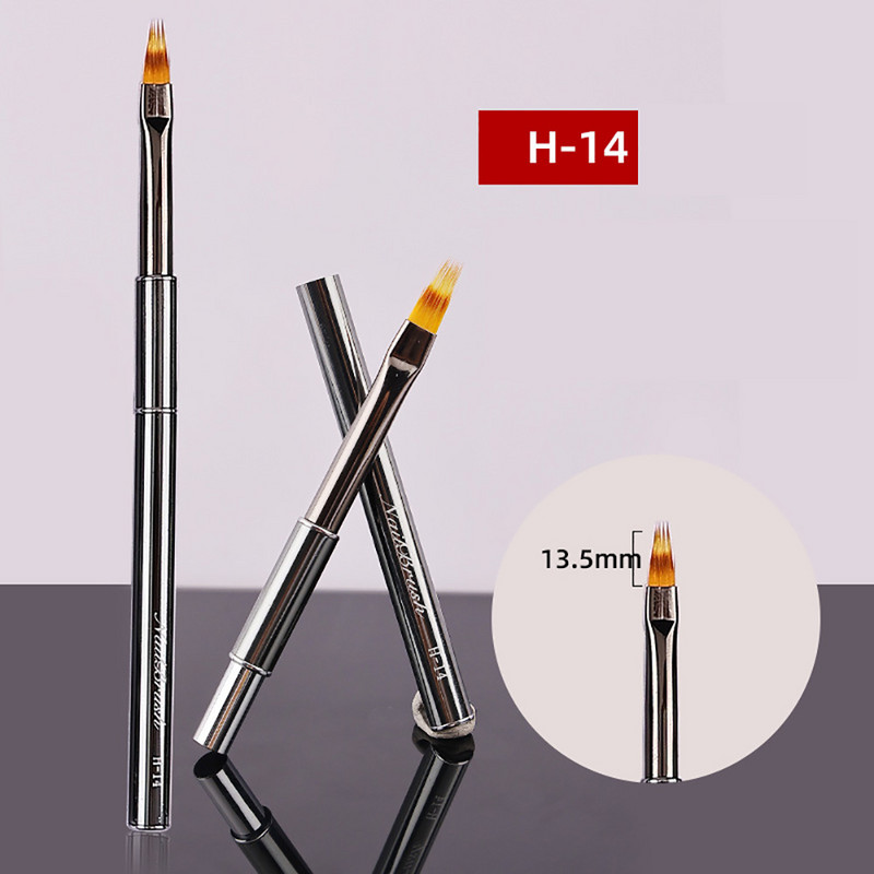 Ombre Nail Kist Art Painting Pen Crni UV Gel Polish Gradient Boja Nail Drawin Pinceau Nail Art