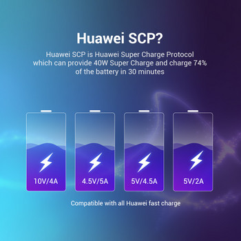 Vention 5A USB Type C кабел за Xiaomi Huawei P40 Pro Mate 30 P30 Supercharge 40W USB-C кабел за зарядно устройство Кабел за бързо зареждане