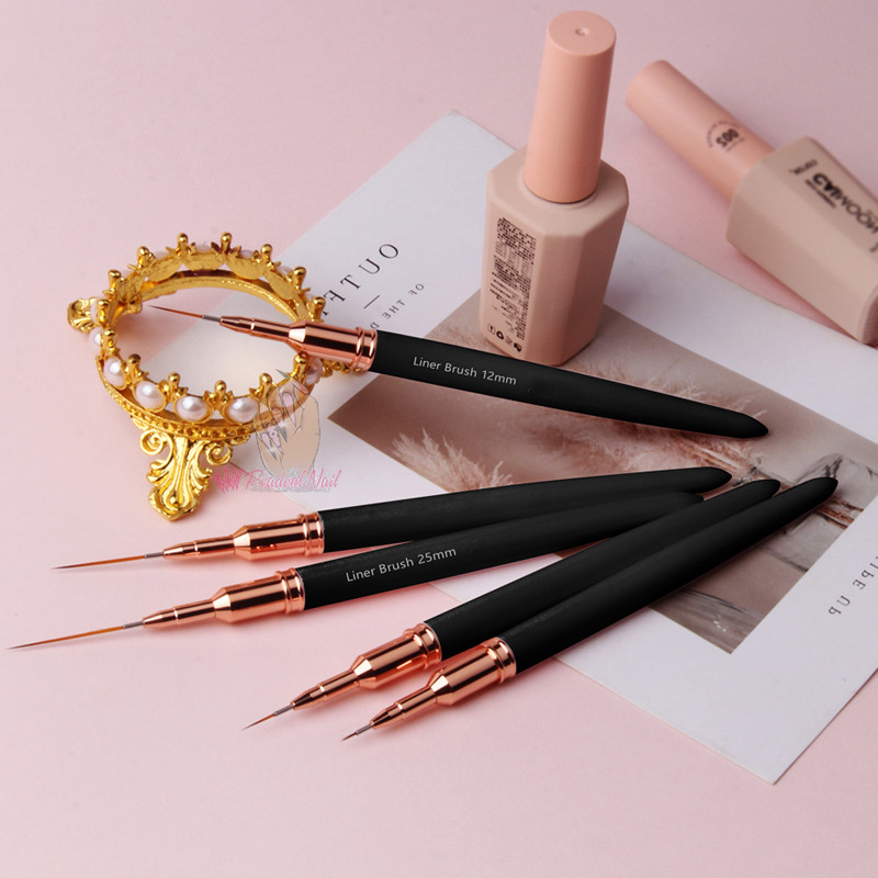 1kom Četkice za crtanje noktiju Liner Detailer Kist za fine linije Olovke Cvjetne slike Crtanje Akrilni alati za manikuru