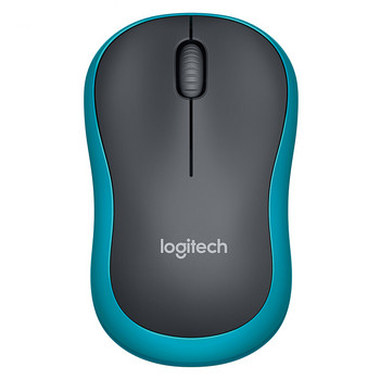 Безжична симетрична мишка Logitech M185 с USB нано приемник за Windows Mac OS Linux Поддръжка Официален тест