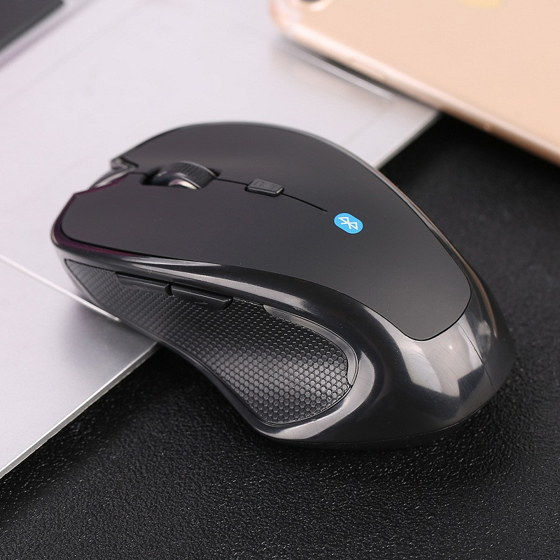 Vezeték nélküli egér 1600DPI 6 gombos állítható vevő Optikai számítógépes egér BT 5.2 Ergonomikus egér mi pad 4-hez