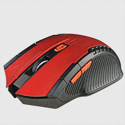 Bezvadu peles peles ar 2,4 GHz USB uztvērēju 1600DPI pele priekš Windows Mac datoram datora klēpjdatoram