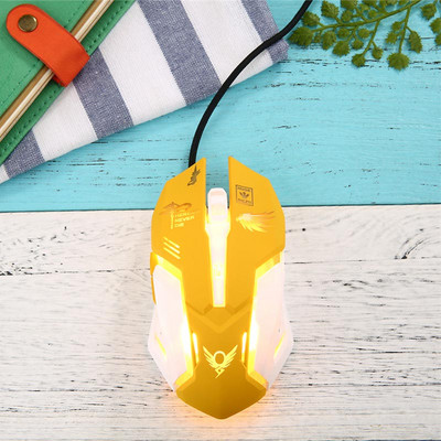 1/KOM OW 6 tipki Gaming Breathing LED Backlit Gaming miševi D.VA Reaper Žičani USB računalni miš za PC i Mac Overwatch igrače