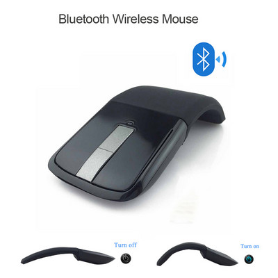 Bluetooth Wireless Arc Touch Mouse 1200DPI Оптична сгъваема Mause Slim Notebook Mause Ултратънки компютърни мишки за Microsoft PC