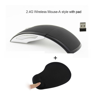 Bluetooth Wireless Arc Touch Mouse 1200DPI Оптична сгъваема Mause Slim Notebook Mause Ултратънки компютърни мишки за Microsoft PC