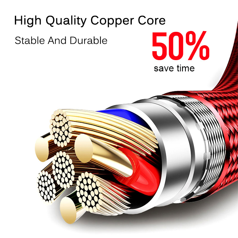 Smart Power Off 2.4A uzlādes datu kabelis Samsung iPhone Huawei automātiskās izslēgšanas aizsardzības vads ar LED mikro USB Type C