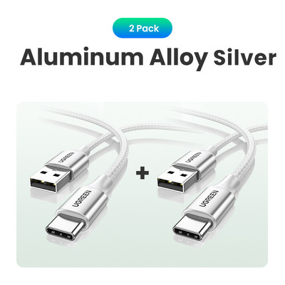 UGREEN 2 paketa USB C kabel USB tip C kabel za punjenje 3A za Xiaomi Realme Samsung USB C kabel za brzo punjenje 2 kom 1m 1,5m tip C