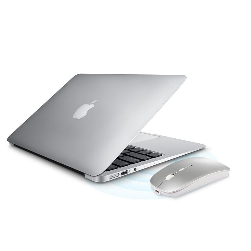 Bežični Bluetooth miš za MacBook Air MacBook Pro 13" 16" iMac prijenosno računalo Punjivi mini tihi miš