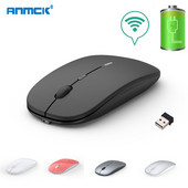 Mouse silențios Bluetooth Anmck pentru computer Reîncărcabil Mini Magic bluetooth mouse fără fir USB pentru laptop PC Xiaomi