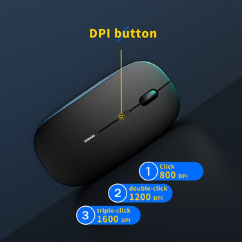 Anmck Bluetooth Wireless Silent Mouse for Computer Rechargeable Mini Magic bluetooth USB безжична мишка за лаптоп компютър Xiaomi