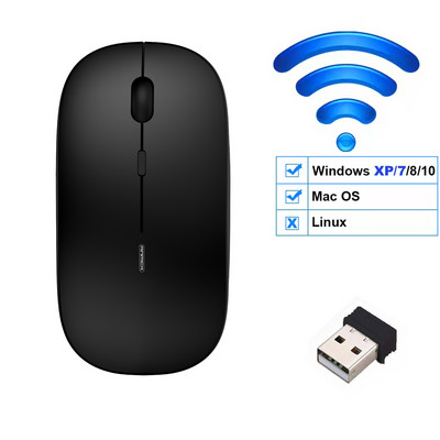 Mouse silențios Bluetooth Anmck pentru computer Reîncărcabil Mini Magic bluetooth mouse fără fir USB pentru laptop PC Xiaomi
