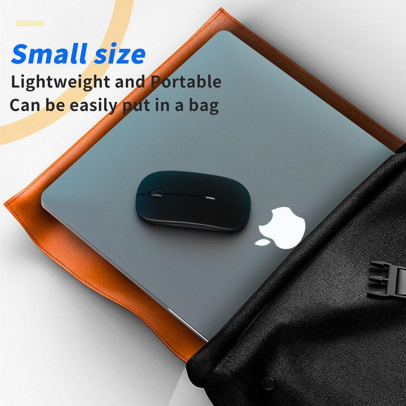 Anmck Bluetooth vezeték nélküli csendes egér számítógéphez újratölthető Mini Magic bluetooth USB vezeték nélküli egér laptophoz Xiaomi