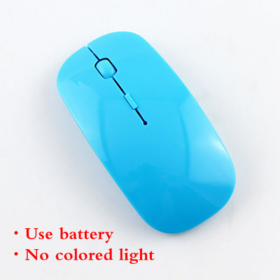 Bezvadu pele Silent Mouse 1600 DPI Ergonomiska Mause Beztrokšņa datora peles izslēgšana Krāsaina mirdzoša biroja pele Uzlādējama/akumulators