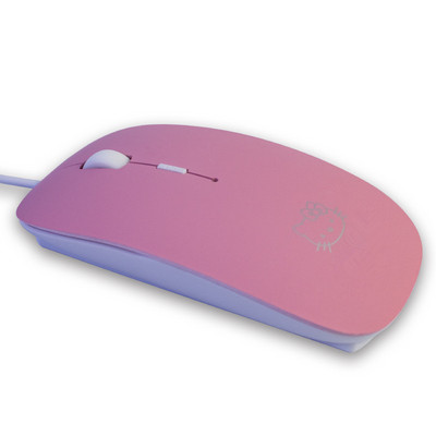 Slatki crtani ružičasti bežični računalni miš Mini poklon Mause 1600DPI PC miš Žičani 2.4Ghz USB optički miševi za prijenosna računala za djevojčice