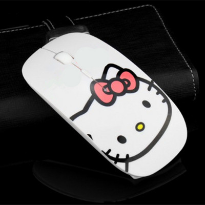 Slatki crtani ružičasti bežični računalni miš Mini poklon Mause 1600DPI PC miš Žičani 2.4Ghz USB optički miševi za prijenosna računala za djevojčice