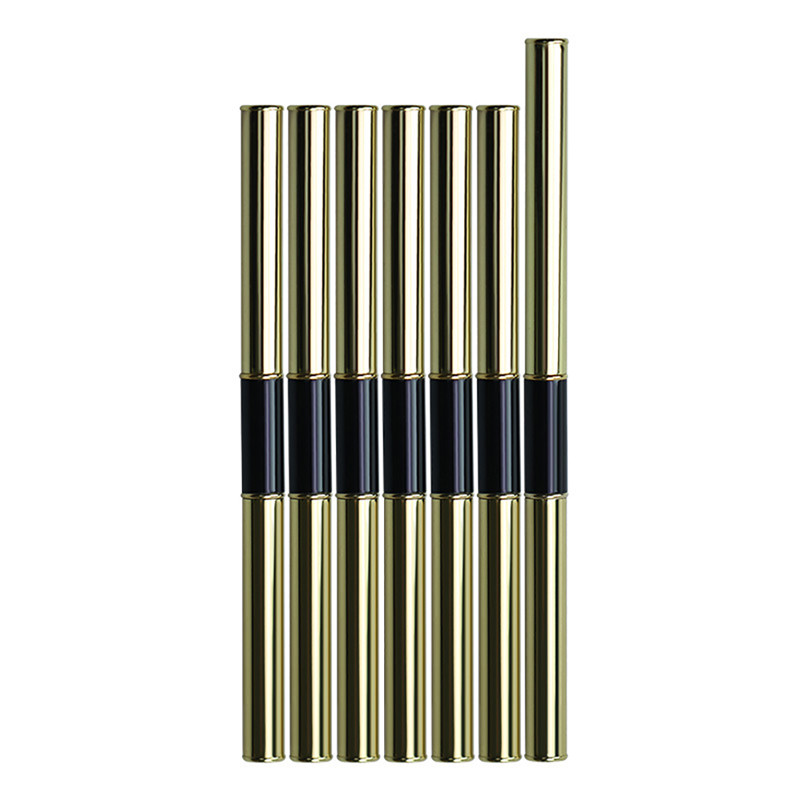 Dual End Nail Art Stripes Lines Liner DIY Festőecset Folyékony Púder Akril UV GEL Extension Builder Francia rajztoll